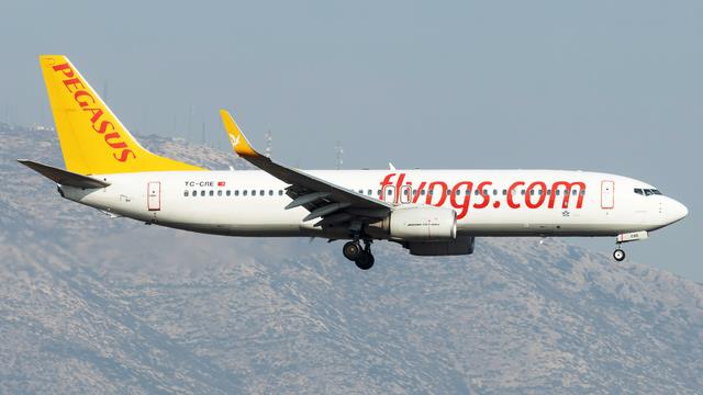 TC-CRE:Boeing 737-800:Pegasus Airlines